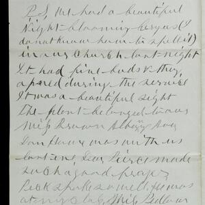 a page of handwritten text