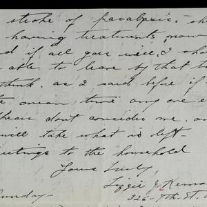 a page of handwritten text