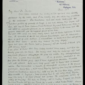 a page of handwritten text