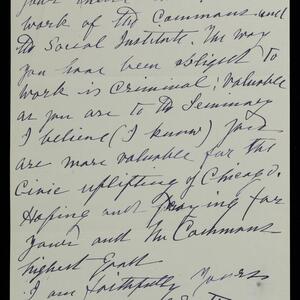 a page of handwritten text
