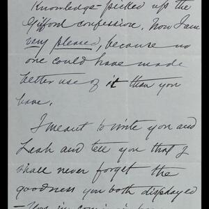 a page of handwritten text