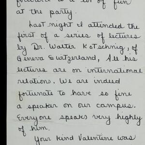 a page of handwritten text