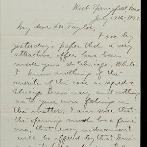 a page of handwritten text