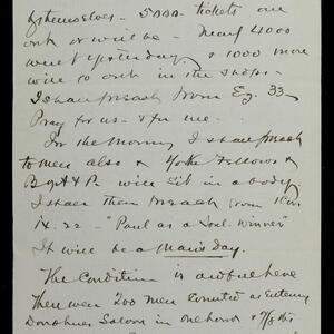 a page of handwritten text