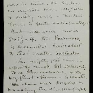 a page of handwritten text