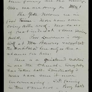 a page of handwritten text