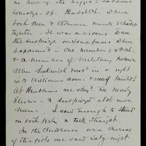 a page of handwritten text