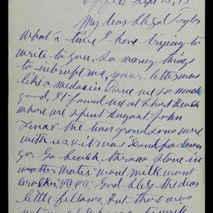 a page of handwritten text