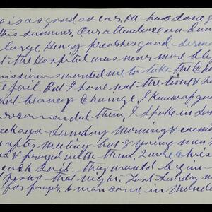 a page of handwritten text