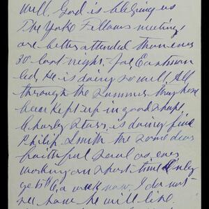 a page of handwritten text