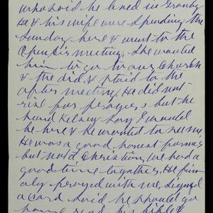 a page of handwritten text