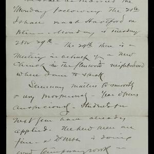 a page of handwritten text