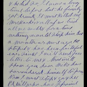 a page of handwritten text