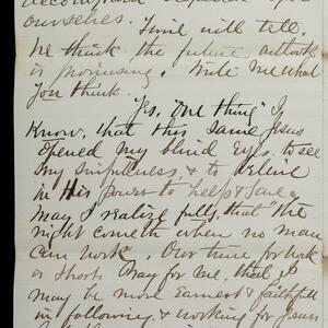 a page of handwritten text