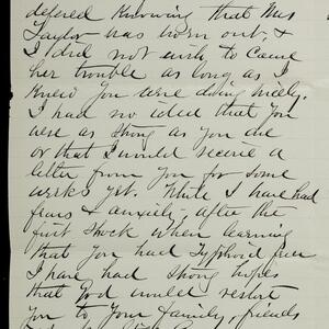 a page of handwritten text