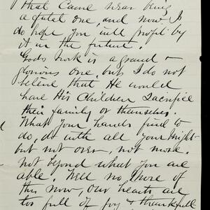a page of handwritten text