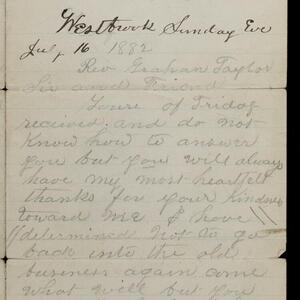 a page of handwritten text