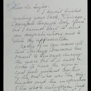a page of handwritten text