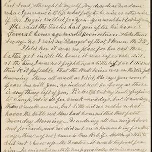 a page of handwritten text