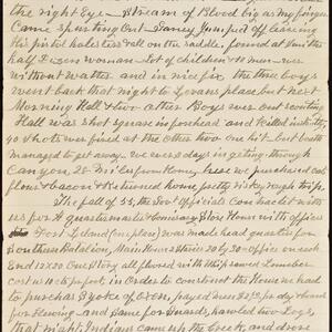 a page of handwritten text