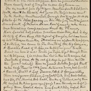 a page of handwritten text