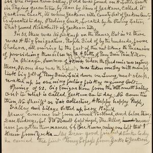a page of handwritten text