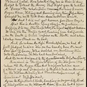 a page of handwritten text