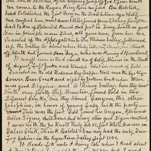 a page of handwritten text
