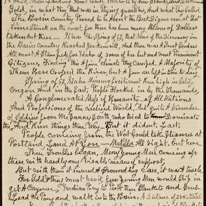 a page of handwritten text