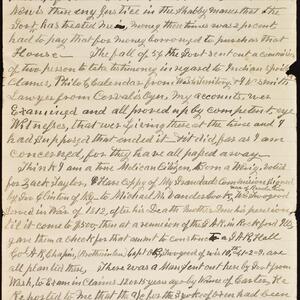 a page of handwritten text