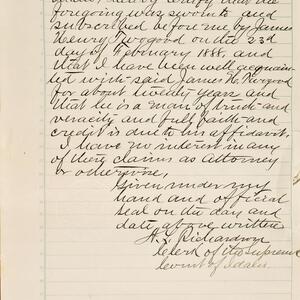 a page of handwritten text