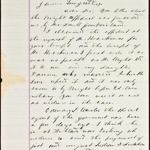 a page of handwritten text