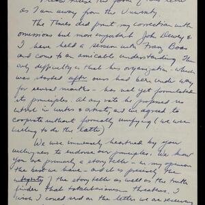 a page of handwritten text