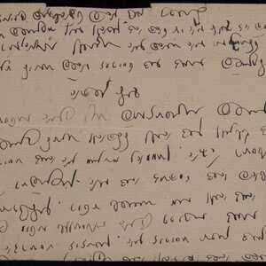 a page of handwritten text