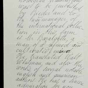 a page of handwritten text