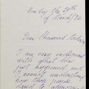 a page of handwritten text