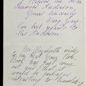 a page of handwritten text
