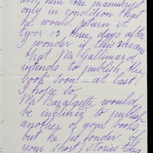 a page of handwritten text