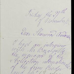 a page of handwritten text