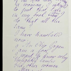 a page of handwritten text