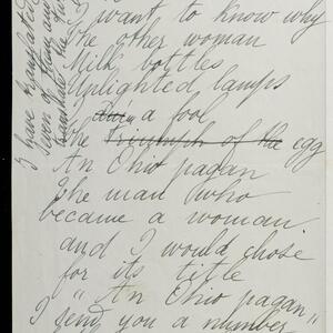 a page of handwritten text