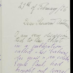 a page of handwritten text