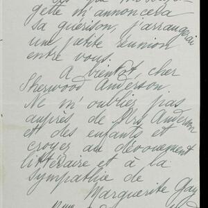 a page of handwritten text