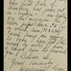 a page of handwritten text