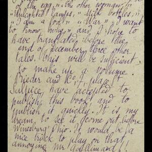 a page of handwritten text