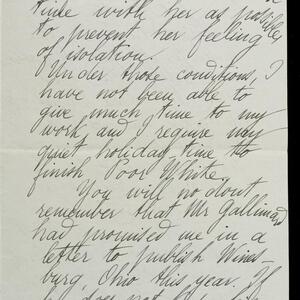 a page of handwritten text