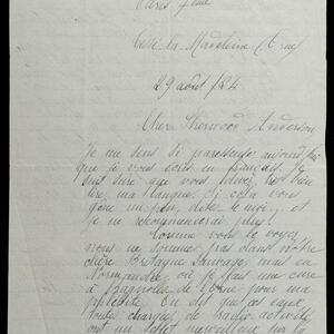 a page of handwritten text