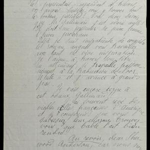 a page of handwritten text
