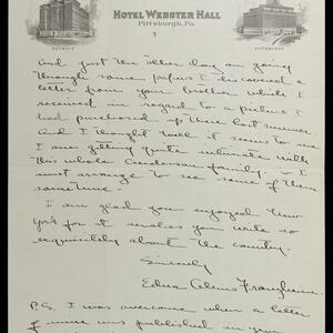 a page of handwritten text
