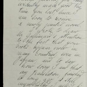a page of handwritten text